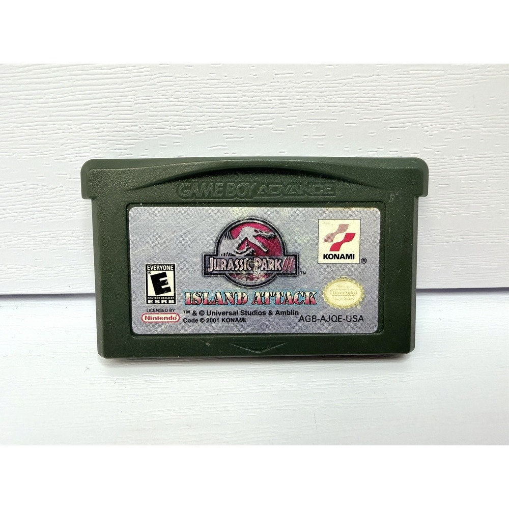 Jurassic Park 3 - Island Attack - Nintendo Gameboy Advance - Cartridge Only